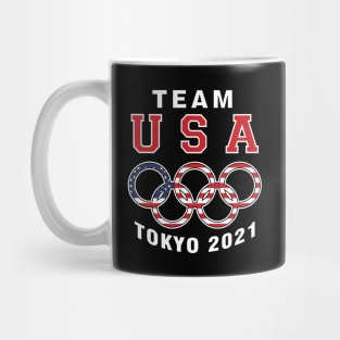 Team USA T-Shirt - Tokyo Olympics 2021 - Tokyo   Olympics 2021 Team USA Mug